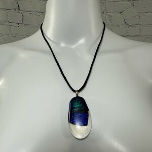 Handmade glass necklace